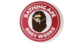 BAPE Busy Works Wall Clock (SS21) Red