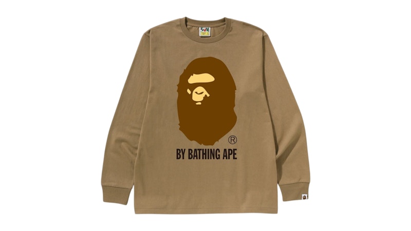 A Bathing Ape ロンt 白 Lサイズ A BATHING APE® Japanese Tattoo Side Big Ape Head Ls Tee