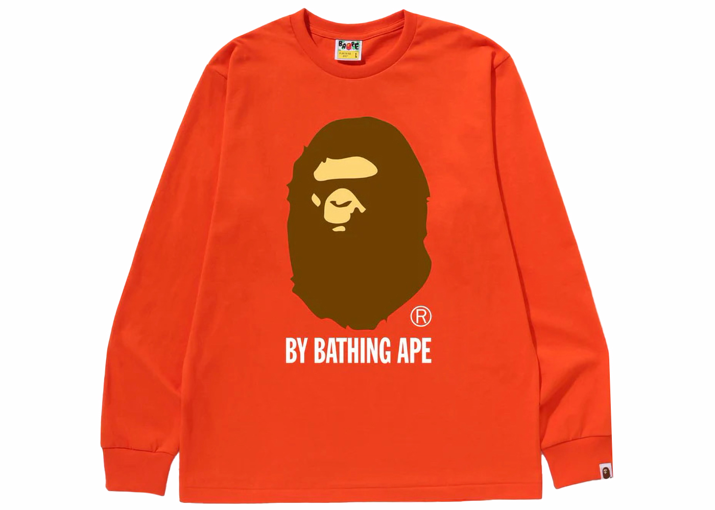 BAPE By Bathing Ape L/S Tee Orange