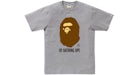 BAPE By A Bathing Ape Logo T-Shirt Grau
