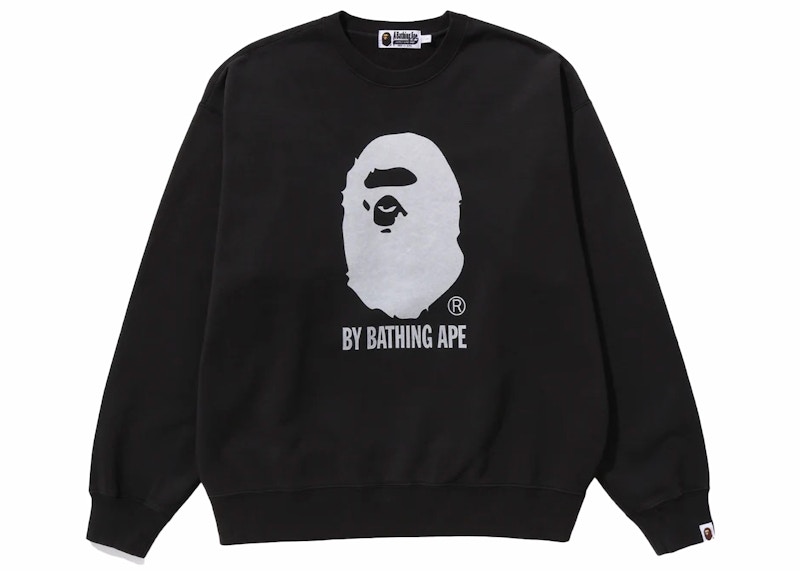 Bape outlet crewneck black