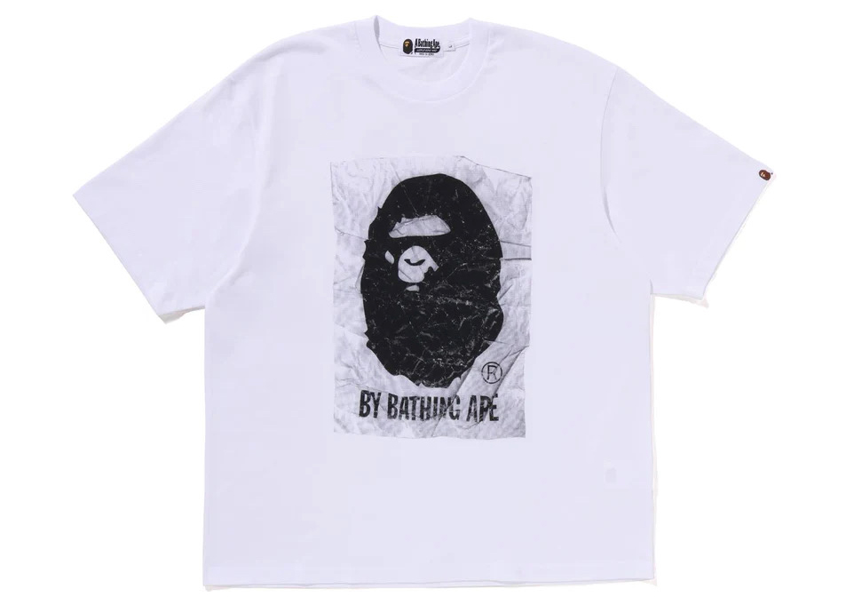 Pre-owned Bape By Bathing Ape Relaxed Fit Tee White | ModeSens
