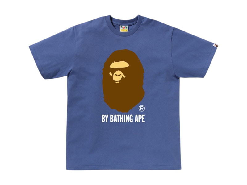 Pre-owned Bape Men's  By Bathing Ape Tee Shirt (ss25) In Navy Blue