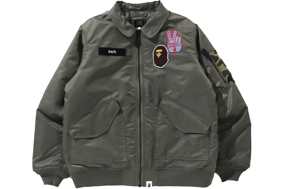 Bape Cwu 45 Jacket Olivedrab Fw21 Us Bape Cwu 45 Jacket Olivedrab Fw21 Us