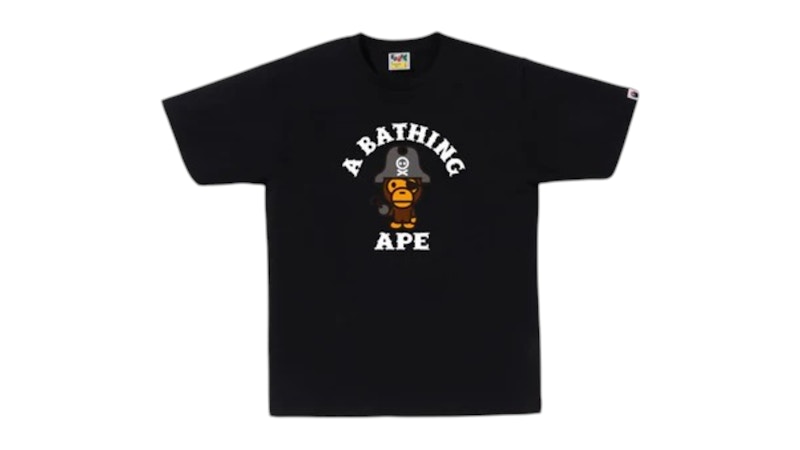 BAPE Captain Milo Pirate Tee Black Men's - SS25 - US