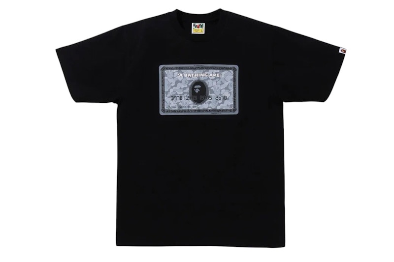 BAPE Card Tee Black/Silver