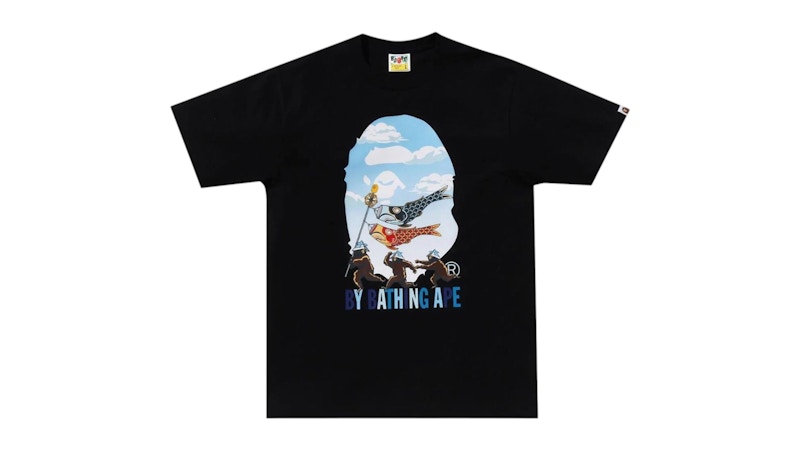 Pre-owned Bape Men's  Carp Streamer By Bathing Ape Tee Shirt In Black