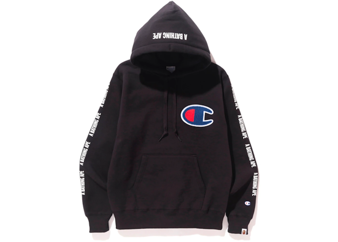 BAPE Champion Hoodie Black Men s FW17 US