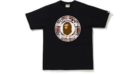 BAPE Check Busy Works Tee Black/Red