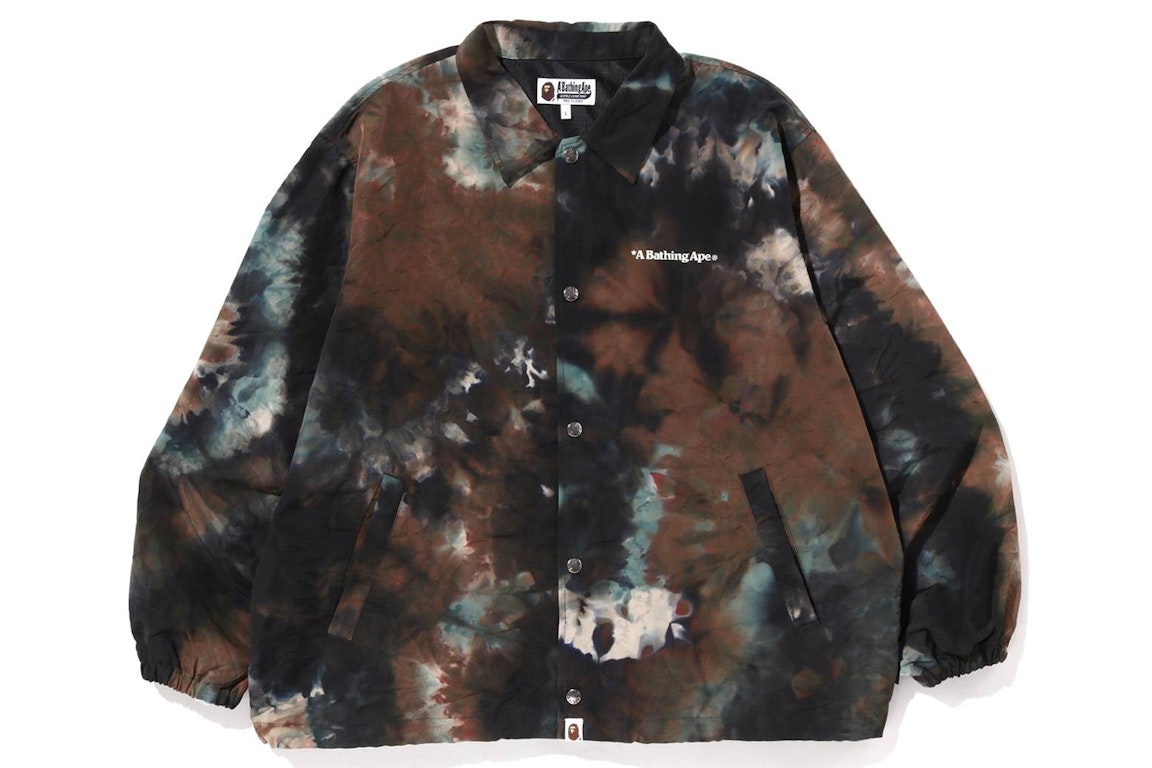 Pre-owned Bape Chusen Dye Relaxed Fit Coach Jacket Brown