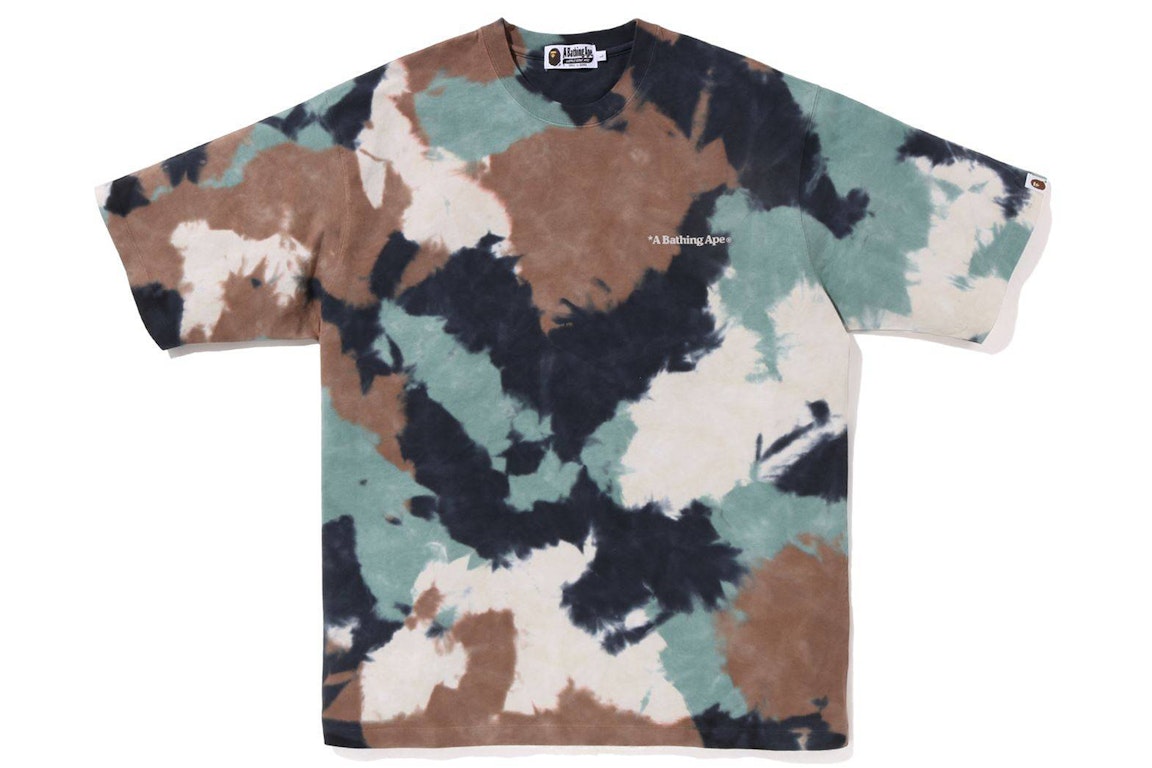 Pre-owned Bape Chusen Dye Relaxed Fit Tee Brown
