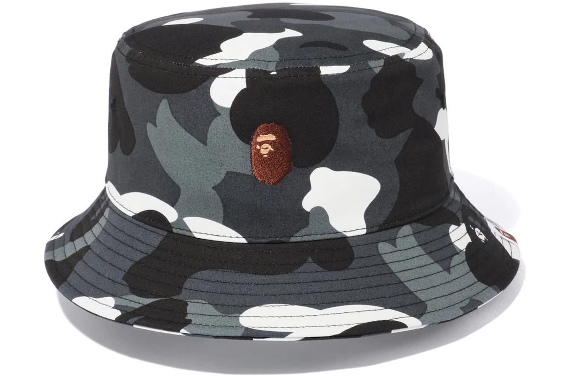 BAPE City Camo Bucket Hat Black