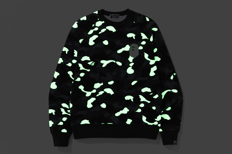 BAPE City Camo Crewneck Black Men's - FW19 - US