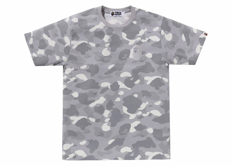 Grey camo bape best sale