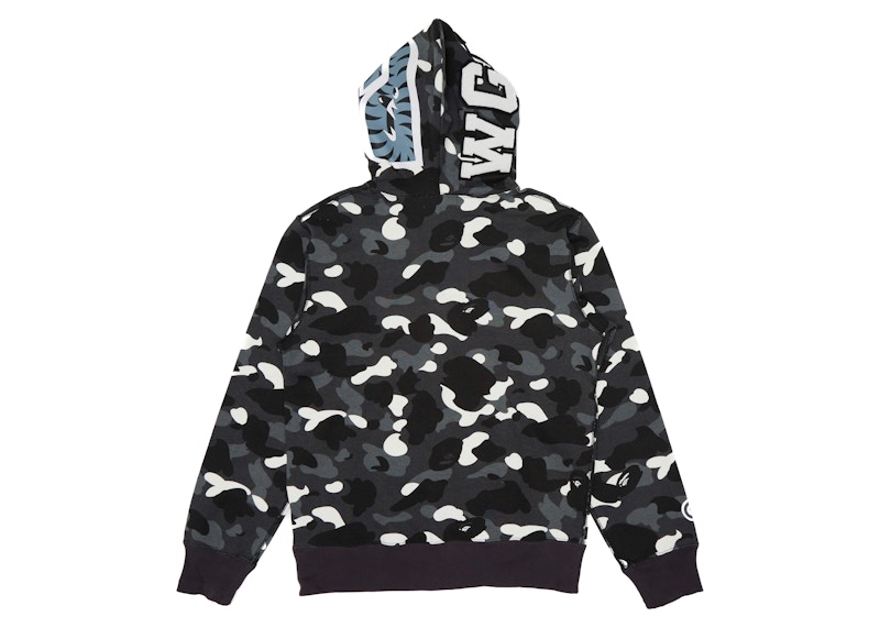 BAPE City Camo Shark Full Zip Hoodie (SS23) Black