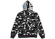 BAPE City Camo Shark Full Zip Hoodie (SS23) Black