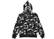 BAPE City Camo Shark Full Zip Hoodie (SS23) Black