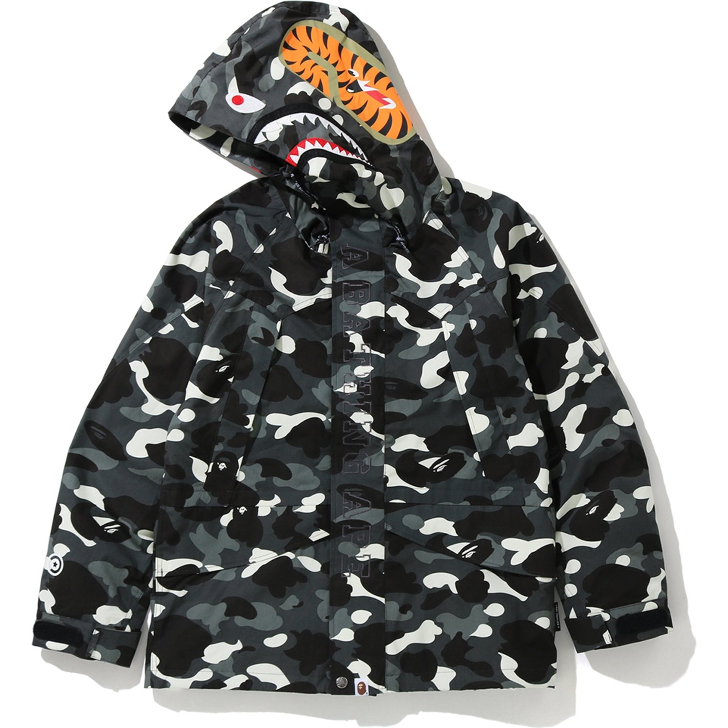 BAPE City Camo Shark Snowboad Jacket Black Men s FW19 US