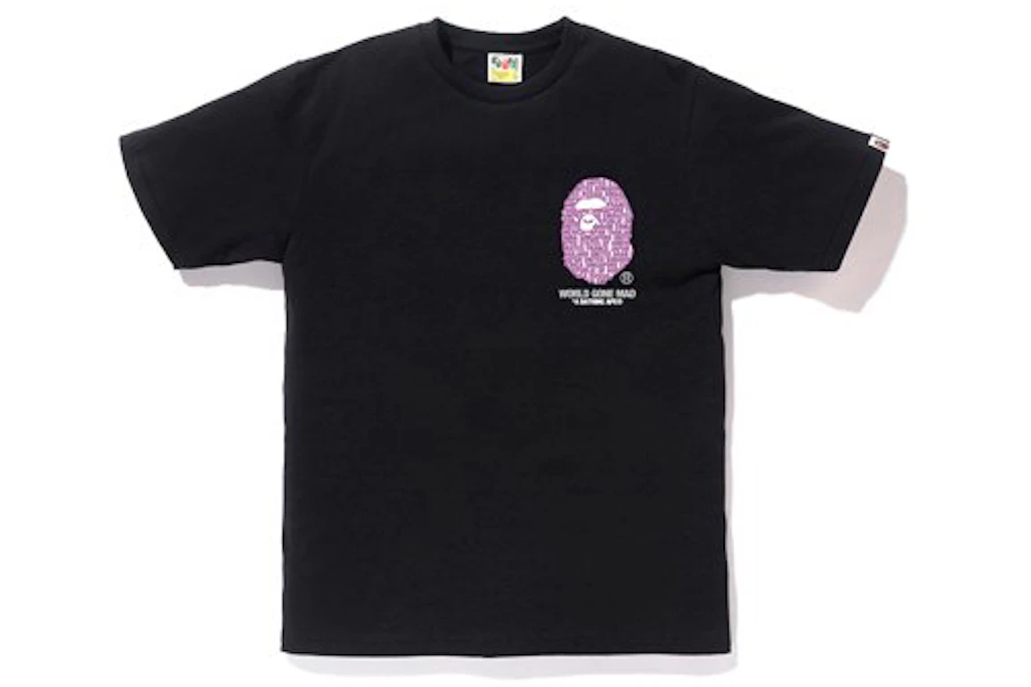 BAPE City New York Ape Head Tee Black