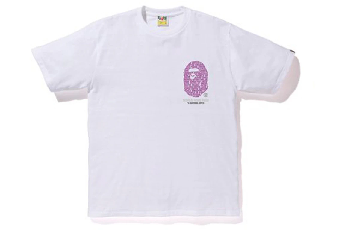 BAPE City New York Ape Head Tee White