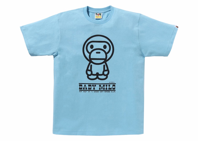 BAPE Classic Baby Milo Tee Blue Men's - SS24 - US