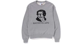 BAPE Classic Bathing Ape Beethoven Relaxed Fit Crewneck (SS23) Grey
