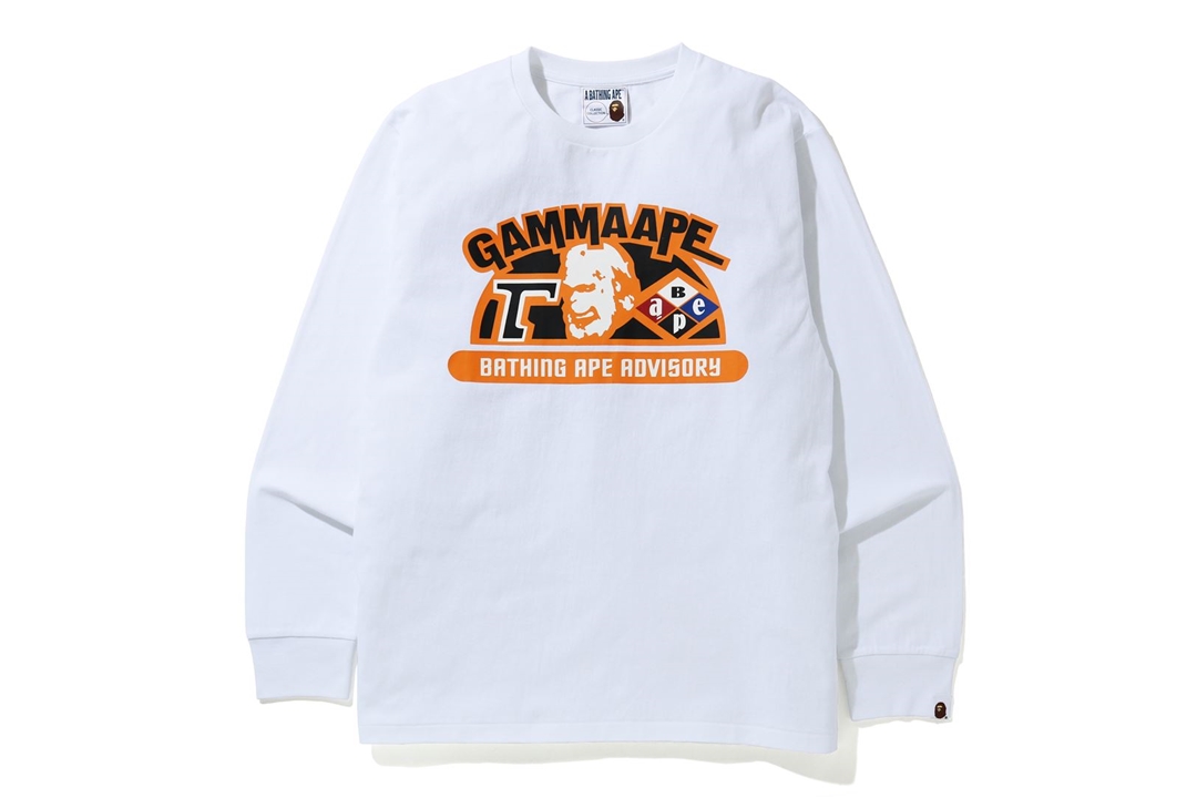 BAPE Classic Gamma Ape L/S Tee White Men's - SS20 - US