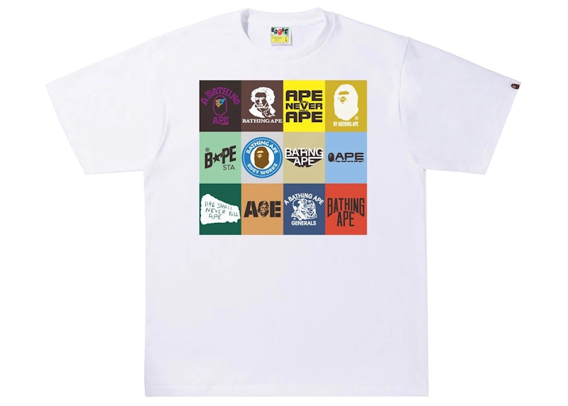 Pre-owned Bape Men's Classic Logo #2 Tee Shirt (ss22) In White