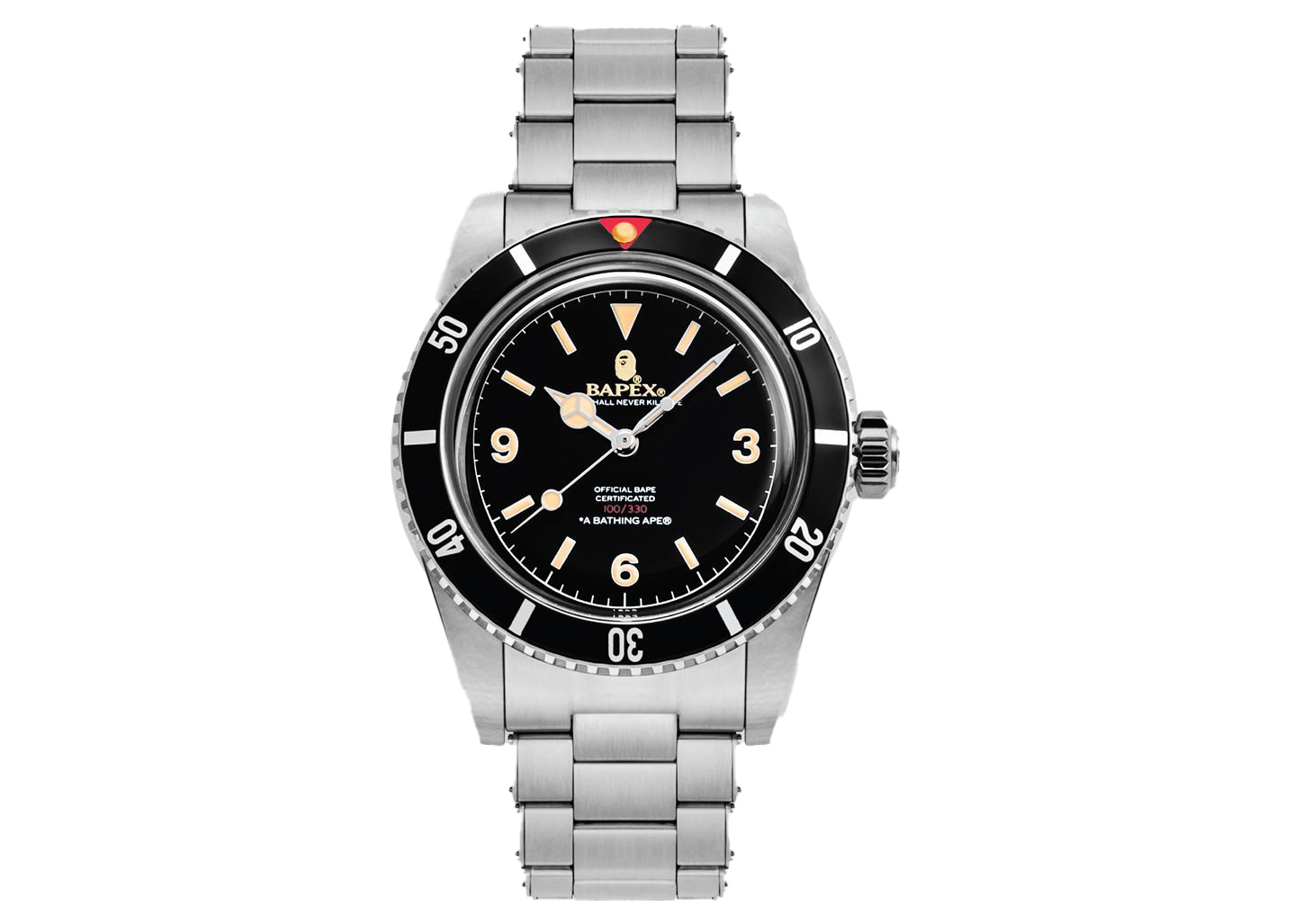 BAPE Classic Type 1 BAPEX Watch (SS21) Silver