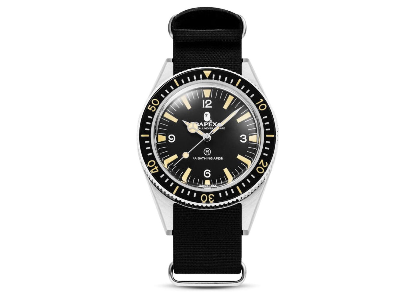BAPE Classic Type 1 Bapex Watch Black