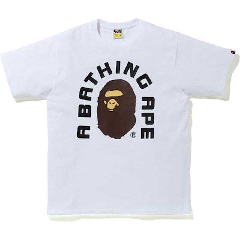 Pre-owned Bape Men's  College 2021 Tee Shirt In Gray