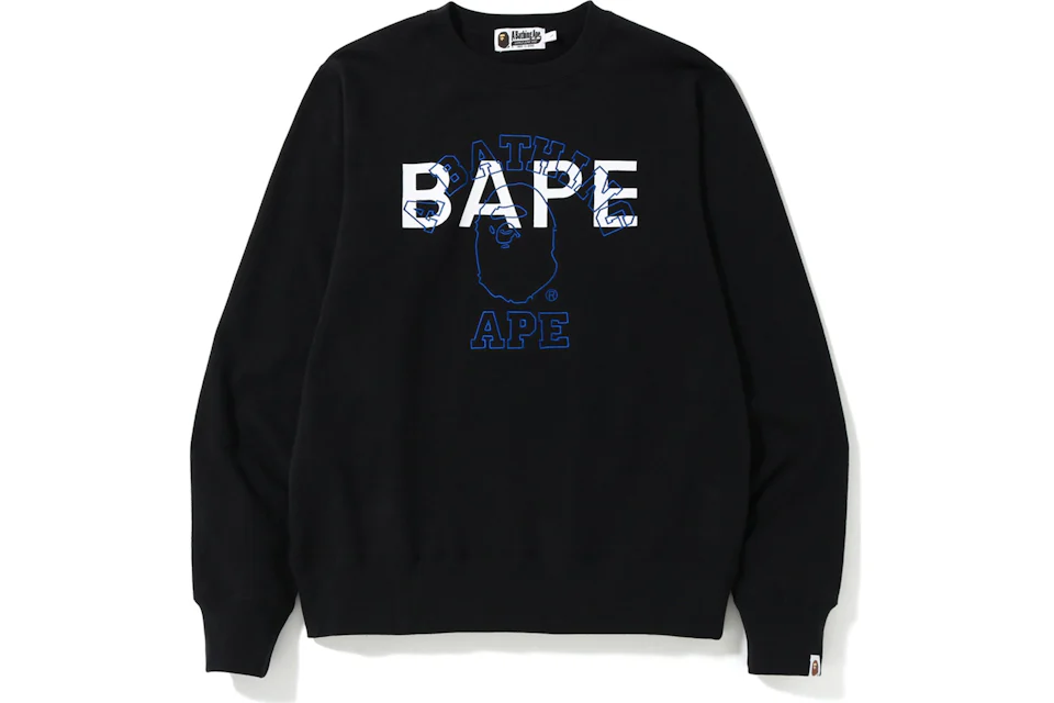 Bape college crewneck Clearance