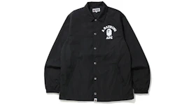 BAPE College Coach Jacket (FW20) Black