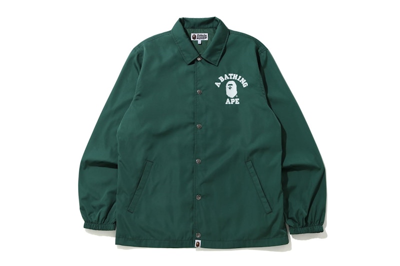 coach jacket green