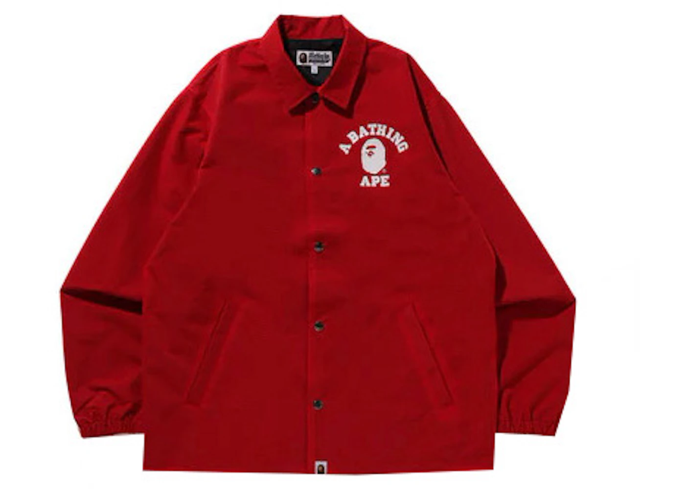 BAPE College Coach Jacket (SS23) Red Men's - SS23 - US