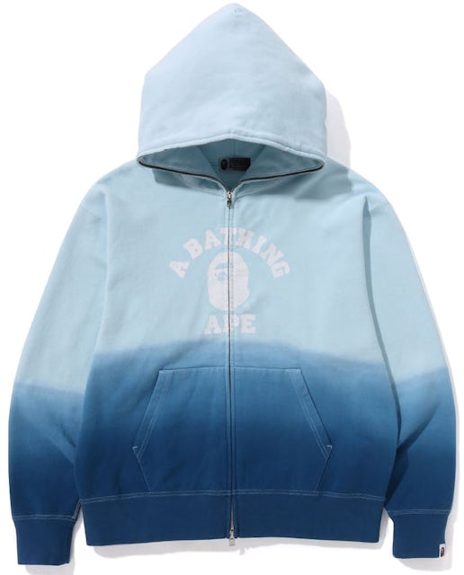 Fendi Zip Hoodie - Light Blue w. Logo » New Products Every Day