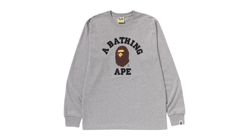 ★2023FW新作★LMC★COLLEGE BEAR LONG SLV TEE COLLEGE L/S TEE MENS – eu.bape.com