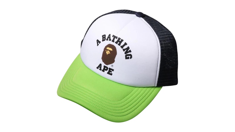 BAPE College Mesh Cap (FW25) Green Men's - FW25 - US