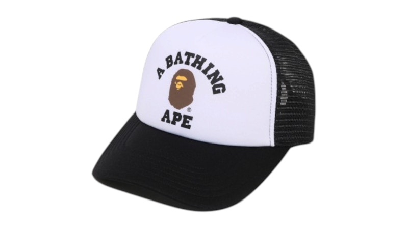 BAPE College Mesh Essential Cap Black