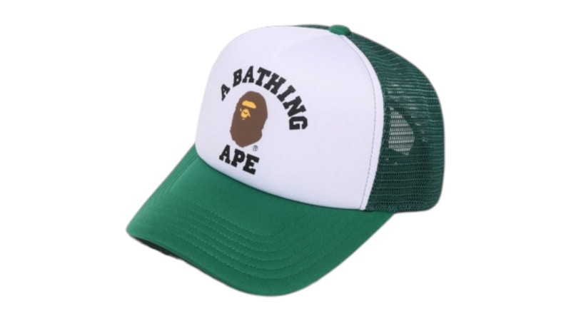 BAPE College Mesh Essential Cap Emerald