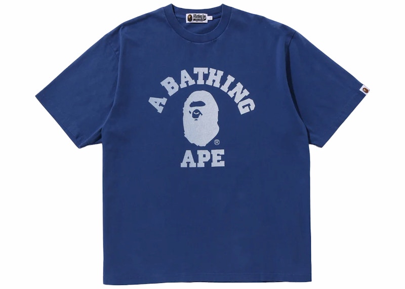 Camiseta BAPE College Overdye Azul