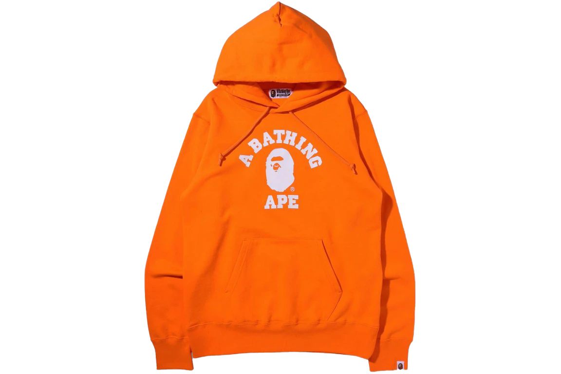 BAPE College Pullover Hoodie (FW21) Orange