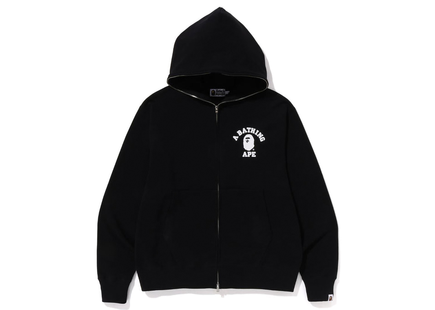 BAPE College Gradation Relaxed Fit Full Zip Hoodie Blue