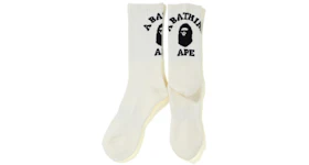 BAPE College Socks (FW19) White