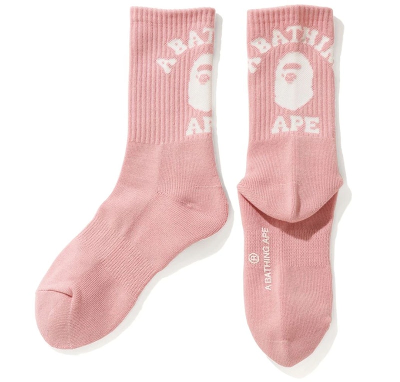 BAPE College Socken (SS20) Rosa