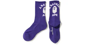 BAPE College Socks (SS20) Purple