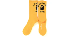 BAPE College Socks Yellow