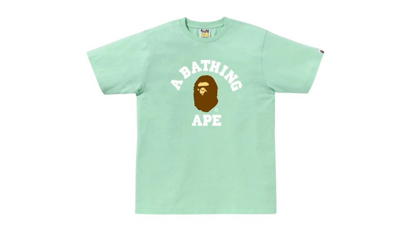 BAPE College Tee Green