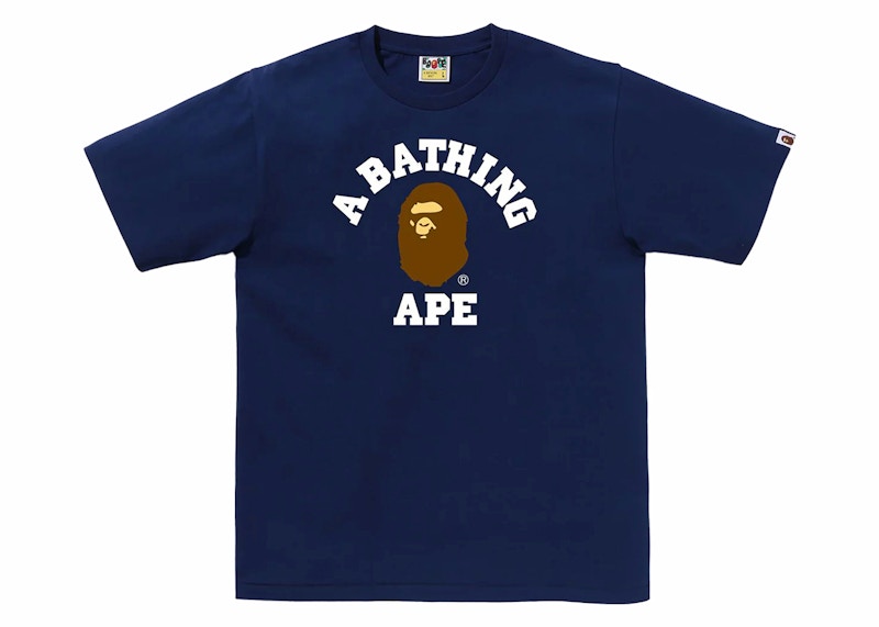 BAPE College Tee (SS24) Navy