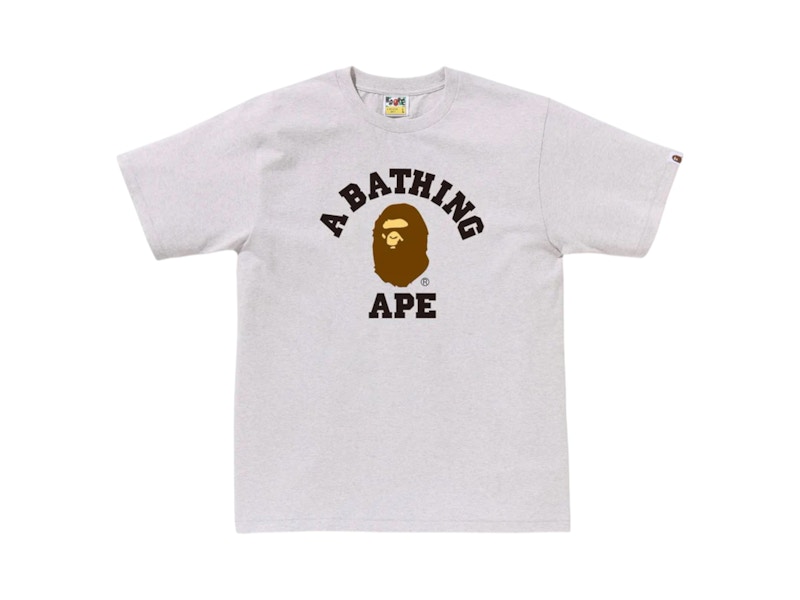 BAPE College Tee (SS25) Grey